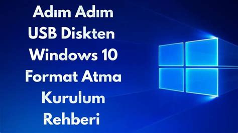 Format atma windows 10 usb